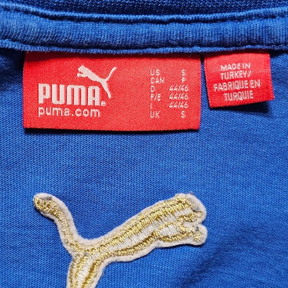Puma Italia Authentic Men’s T-Shirt Size Small National Team Azzurri - Picture 3 of 3